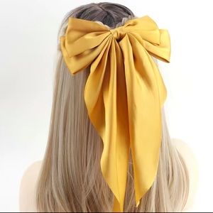 Oversized Satin Hair Bows Clips 🎀